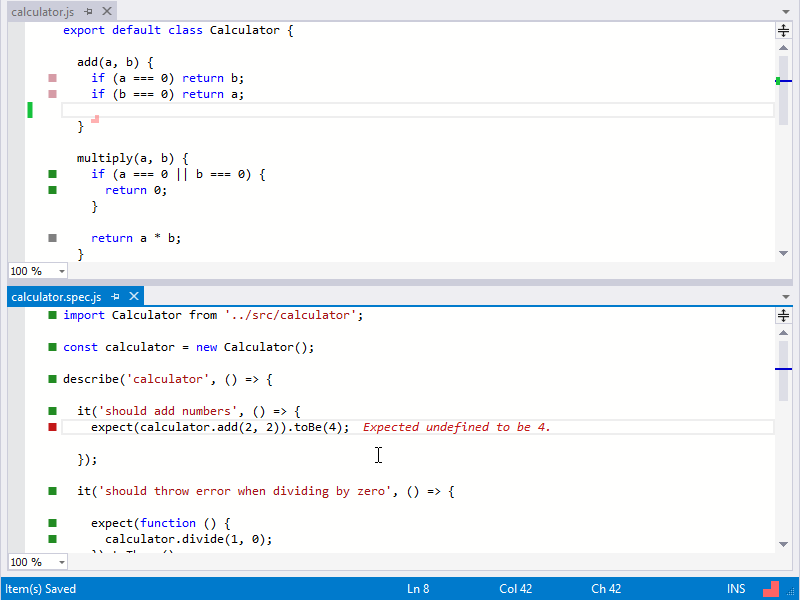 Realtime code coverage